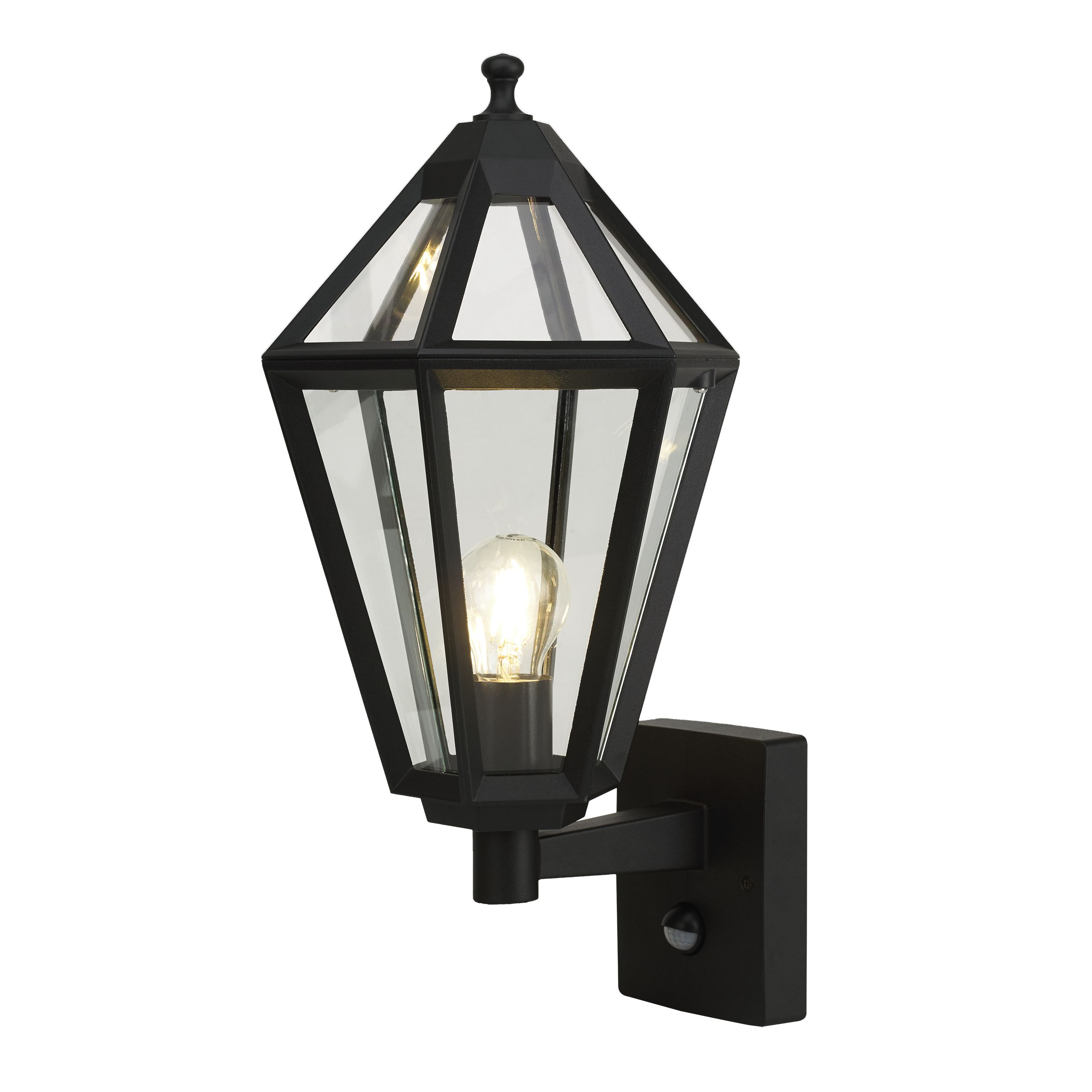 Outdoor lantern light with shop motion sensor