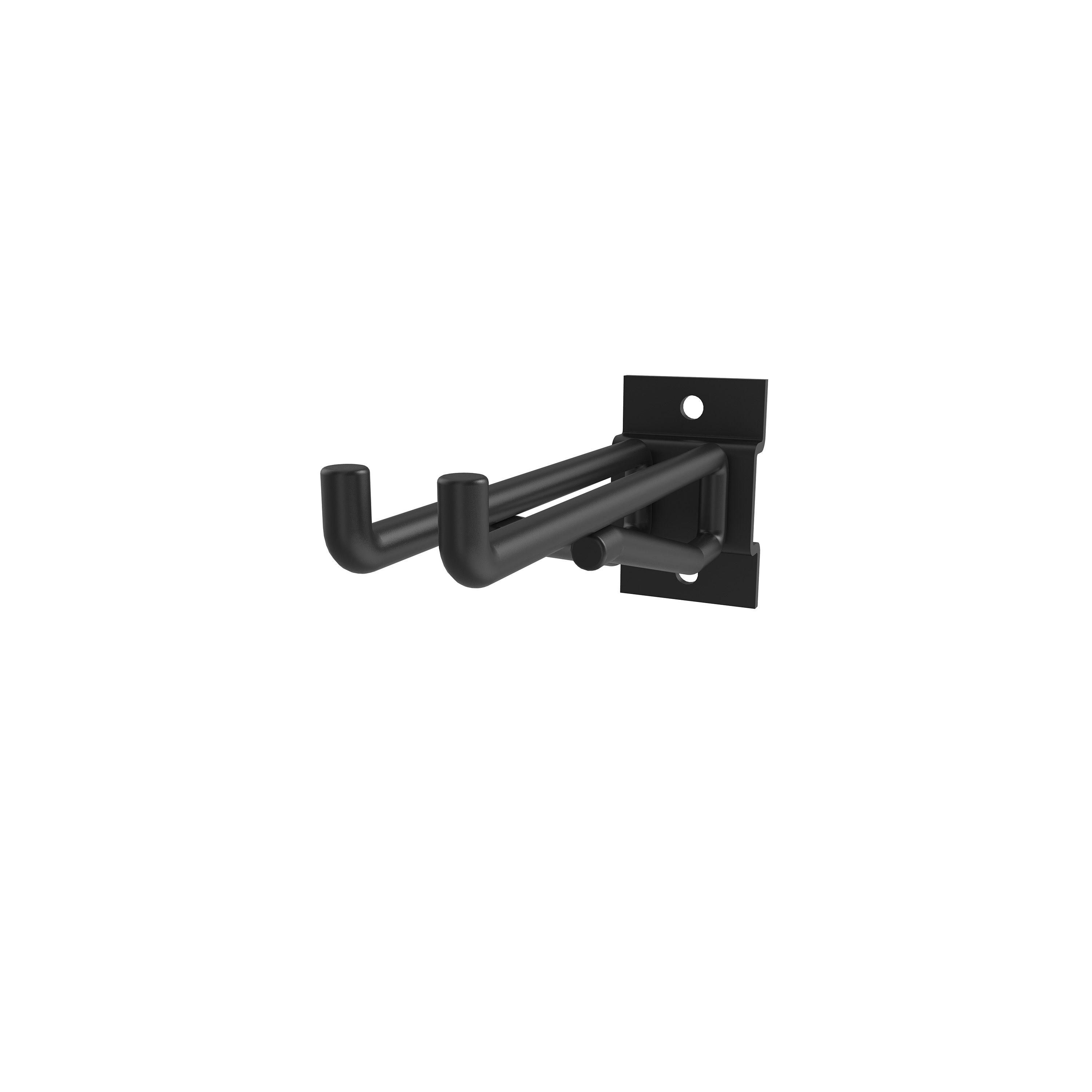 GoodHome Rand Powder-coated Black Medium Tool hook (W)42mm | DIY at B&Q