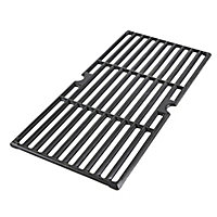 GoodHome Rectangular Cast iron Barbecue griddle 43cm(L) x 21cm(W)