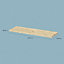GoodHome Rectangular Floating shelf (L)60cm x (D)19cm