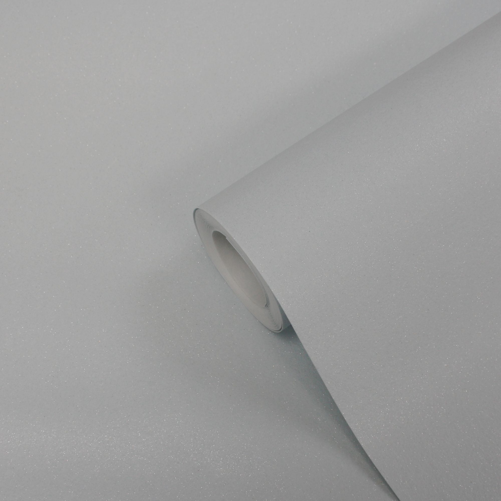 GoodHome Recy Grey Glitter effect Textured Wallpaper Sample DIY at B&Q
