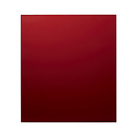 GoodHome Red Glass Splashback, (H)800mm (W)900mm (T)5mm