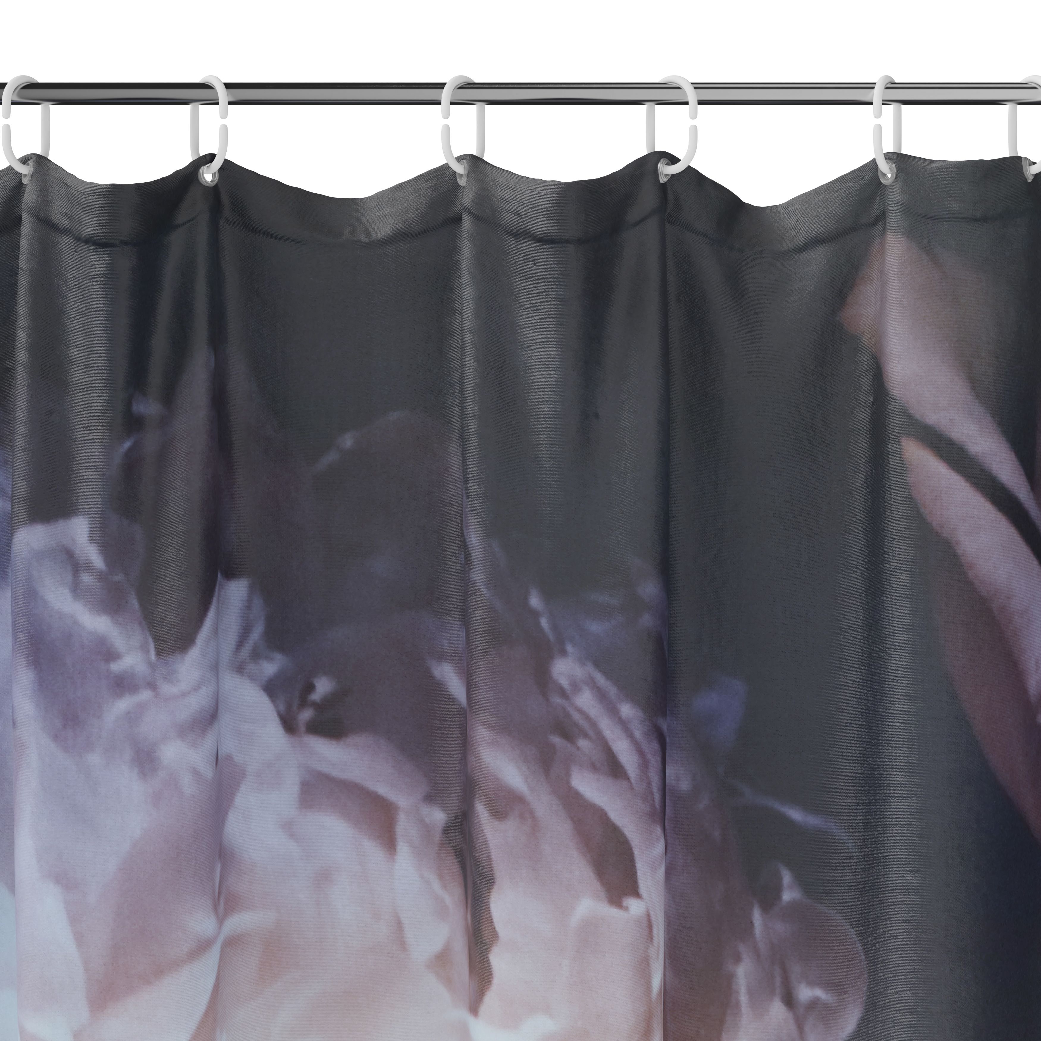 GoodHome Remora Multicolour Peony Shower curtain (W)180cm