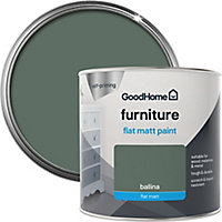 GoodHome Renovation Ballina Flat matt Furniture paint, 500ml