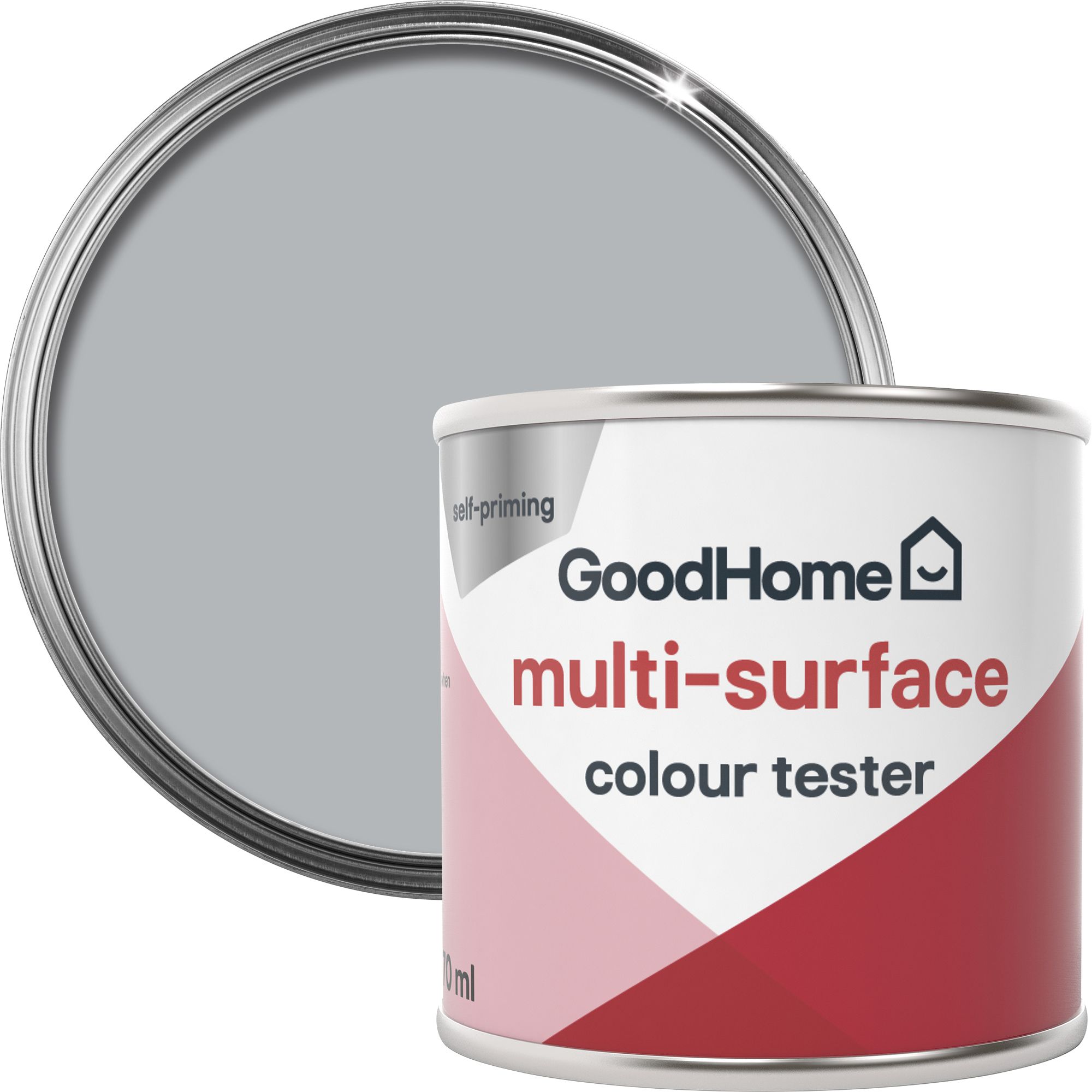 GoodHome Renovation Brooklyn Satinwood Multi-room Colour tester, 70ml Tester pot