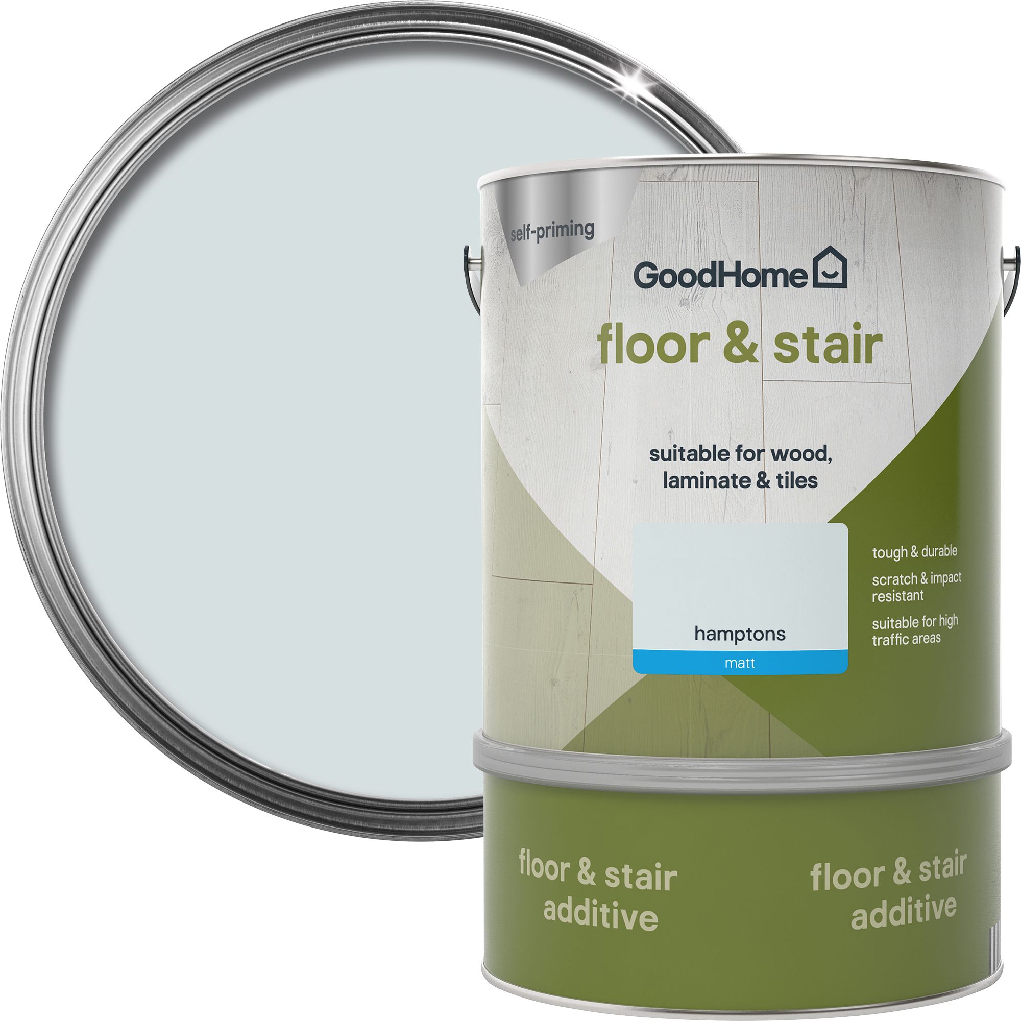 GoodHome Renovation Hamptons Matt Floor & stair paint, 2L DIY at B&Q