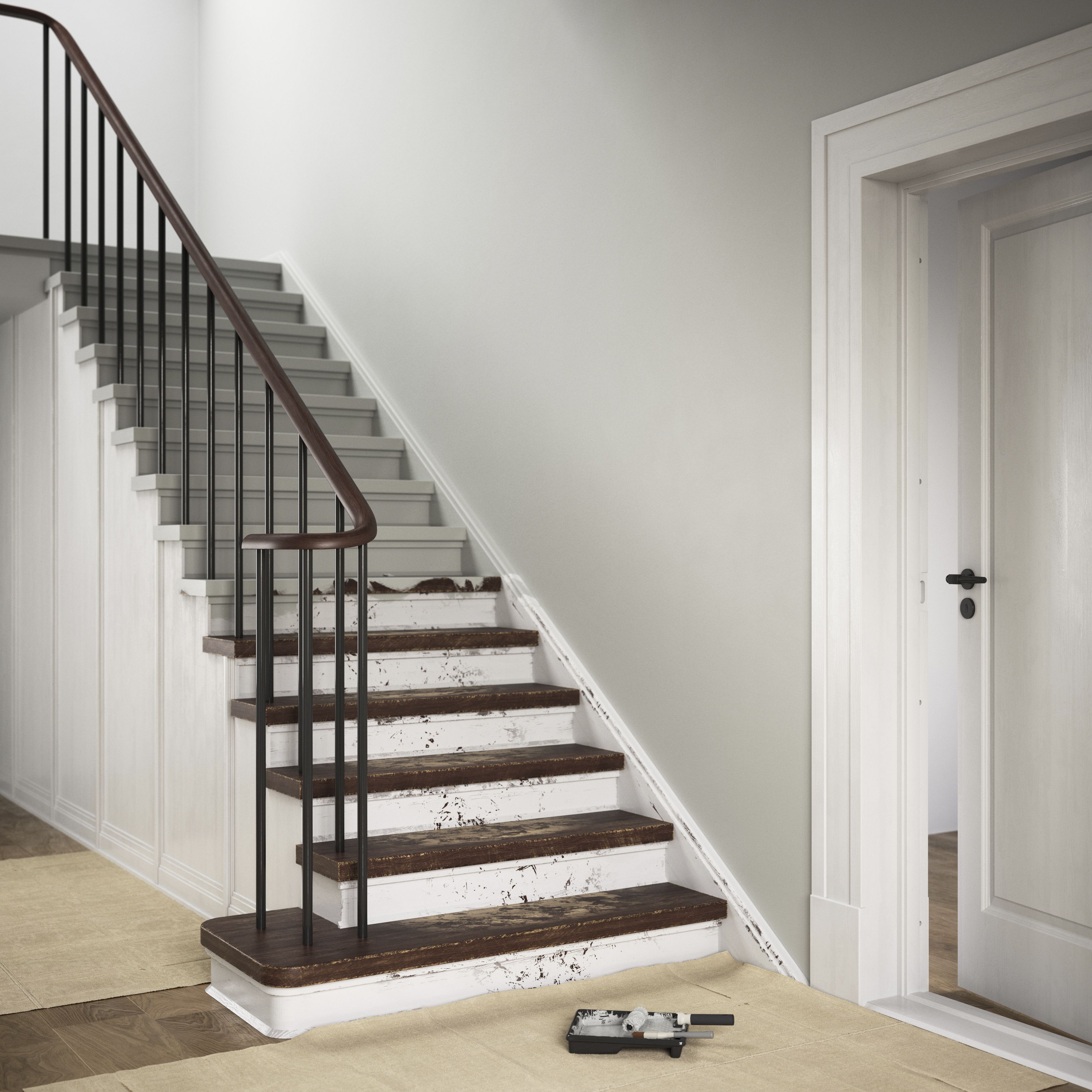 GoodHome Renovation Hamptons Satinwood Multi-room Multi-surface paint, 750ml