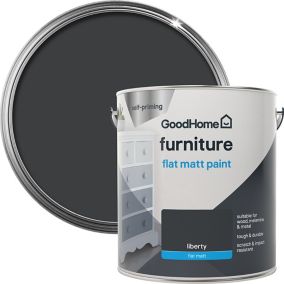 GoodHome Renovation Liberty Flat matt Multi-room Furniture paint, 2L