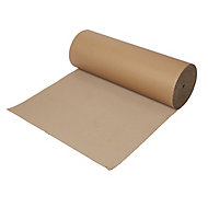 GoodHome Reusable Non-slip Corrugated paper Dust sheet, (L)12m