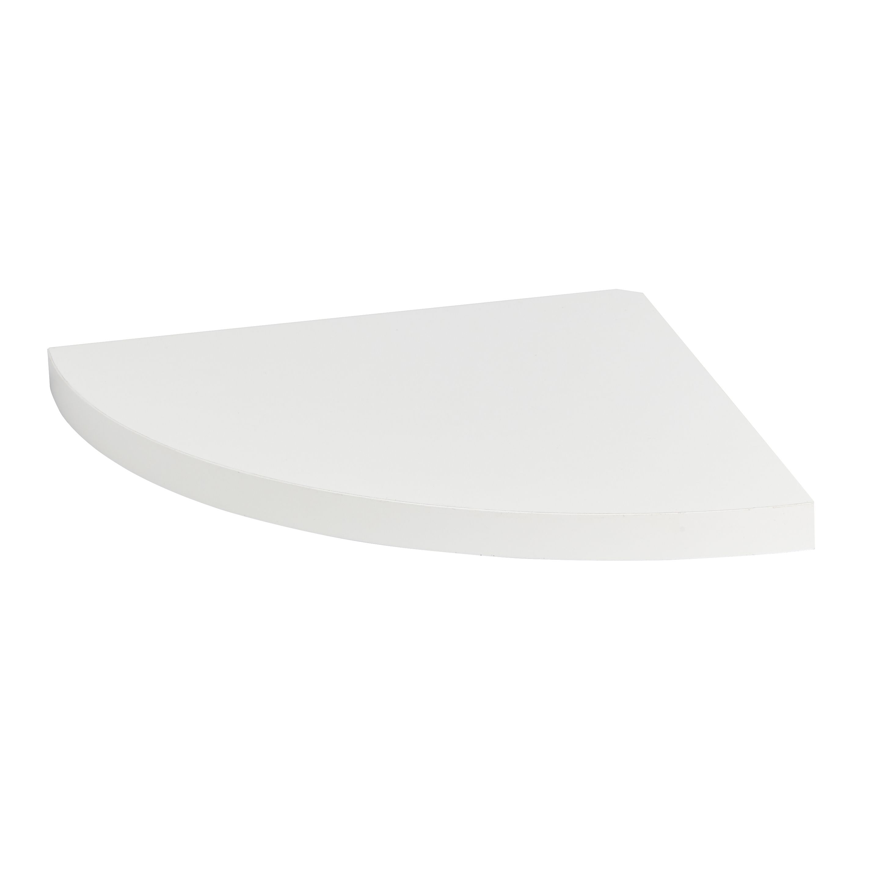 GoodHome Rigga Corner shelf (L)25cm x (D)25cm DIY at B&Q