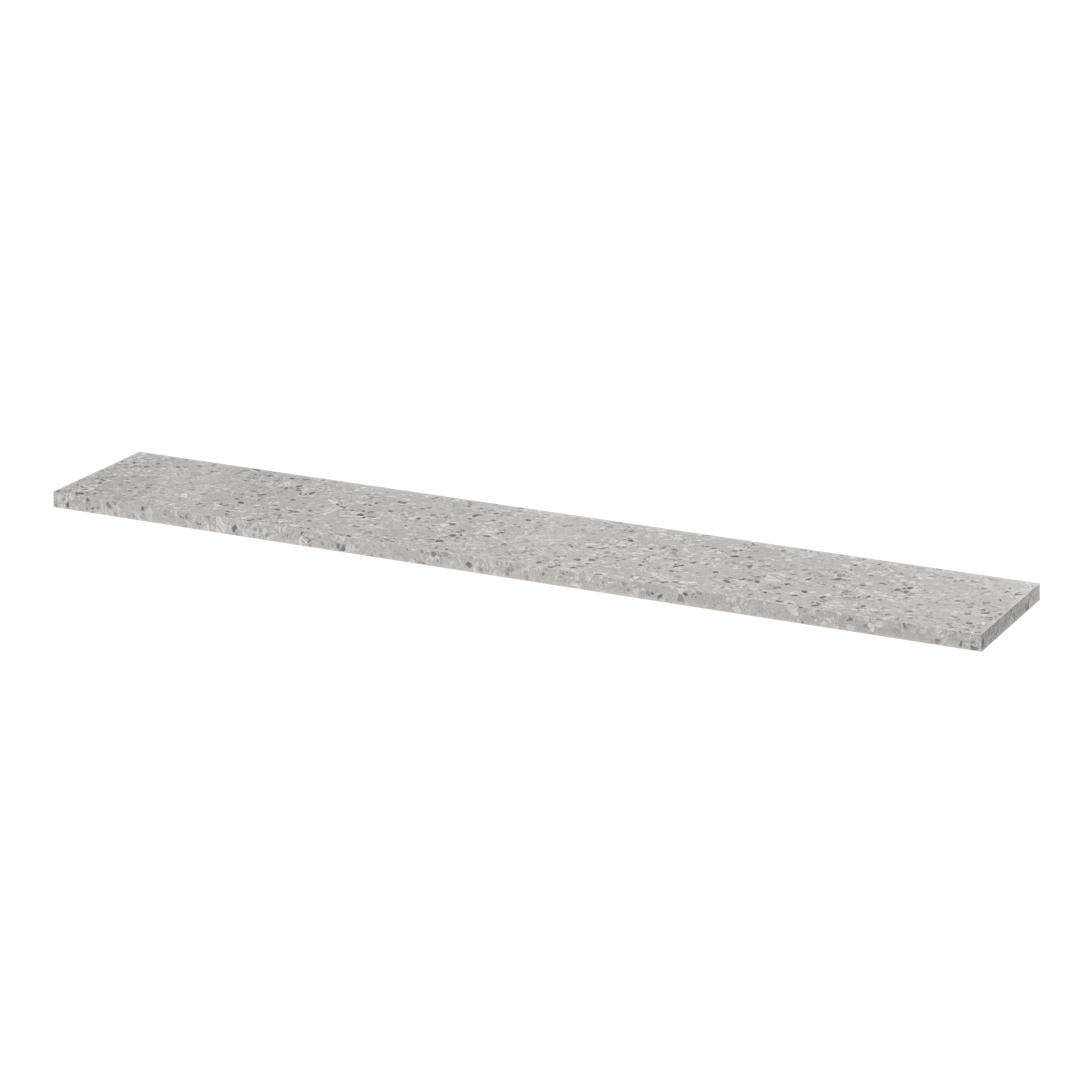 GoodHome Rigga Rectangular Floating shelf (L)118cm x (D)19cm