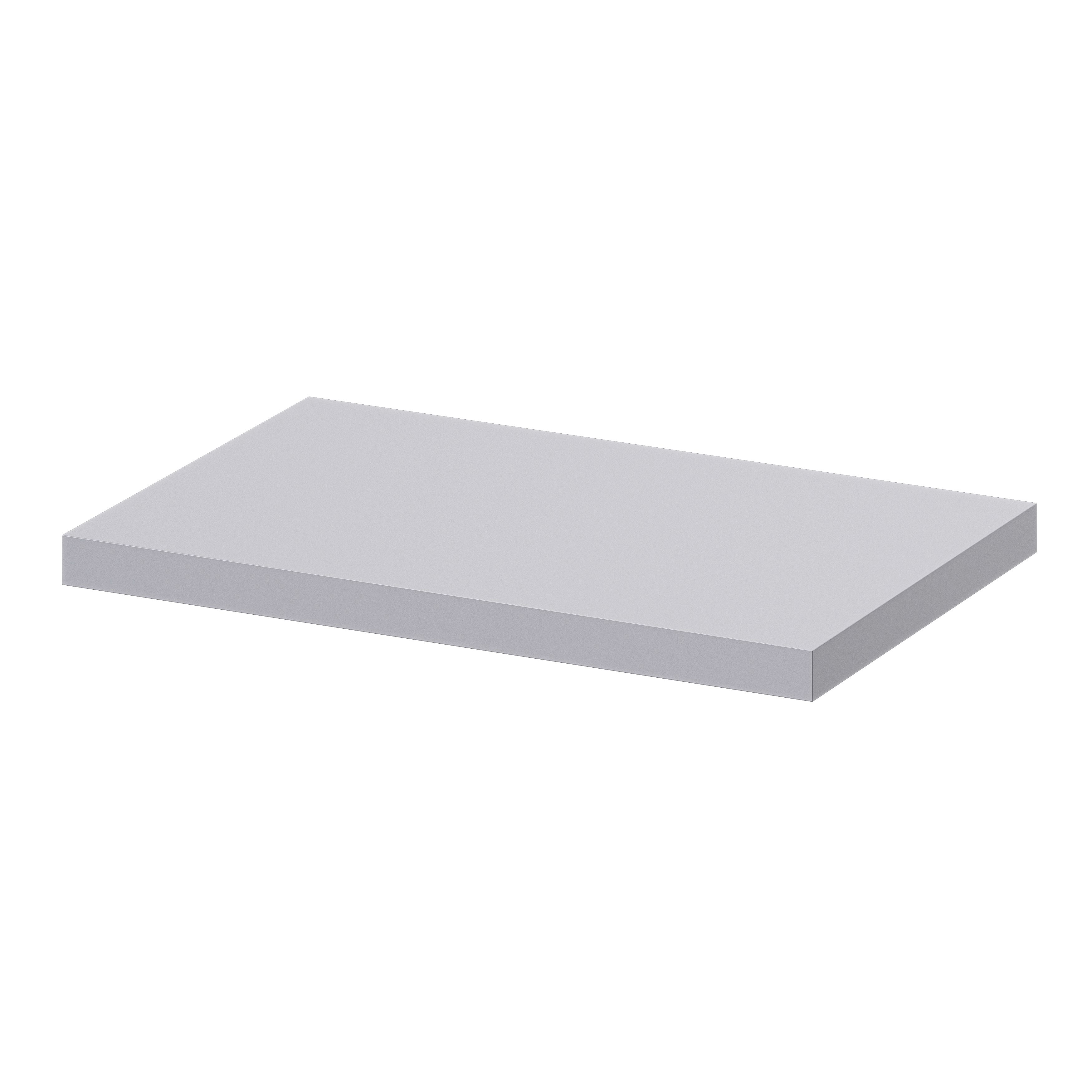 GoodHome Rigga Rectangular Floating shelf (L)30cm x (D)19cm