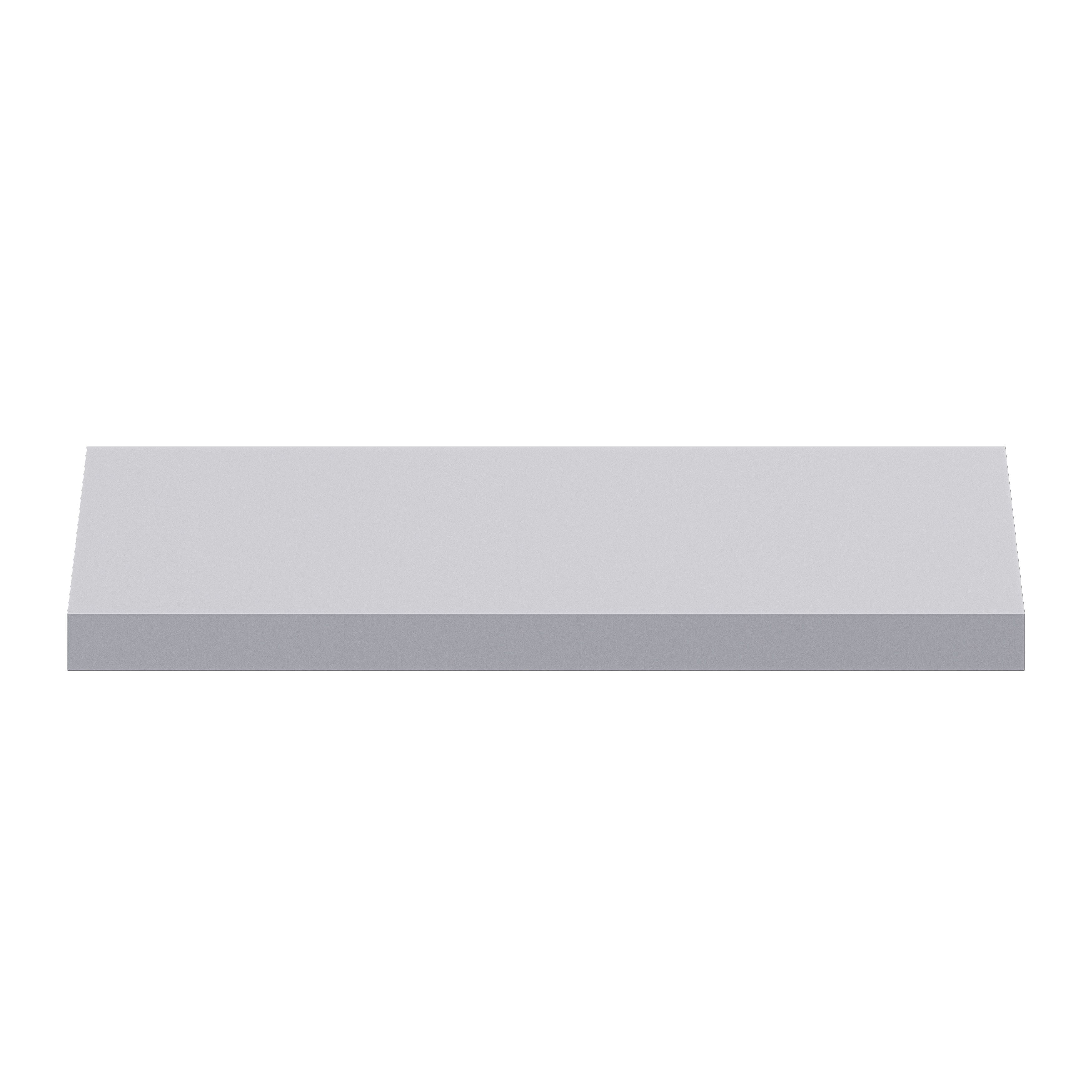 GoodHome Rigga Rectangular Floating shelf (L)30cm x (D)19cm