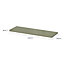 GoodHome Rigga Timber Rectangular Floating shelf (L)60cm x (D)19cm
