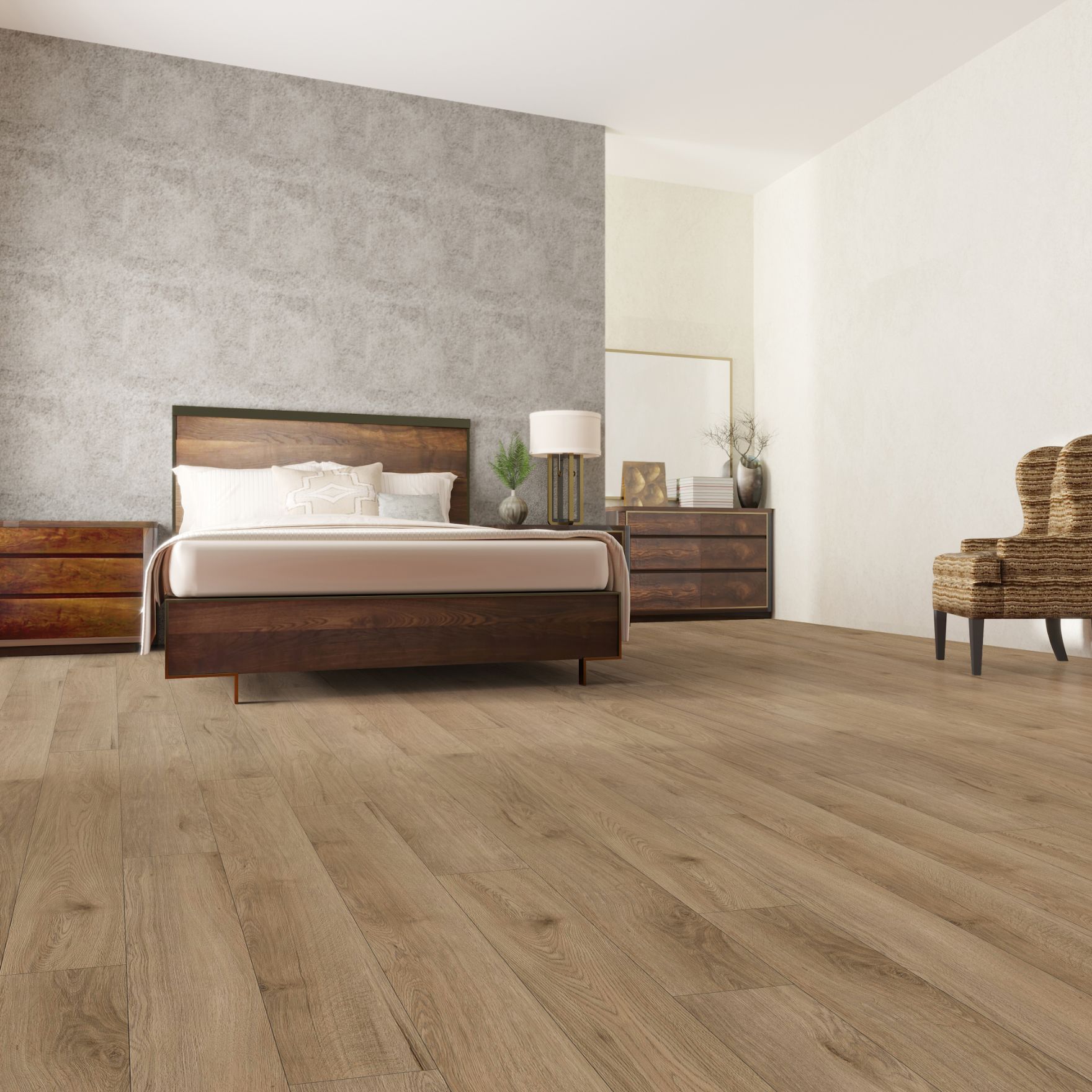 GoodHome Rigid Natural Oak effect Vinyl tile, 2.2m² of 1