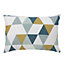 GoodHome Rima Multicolour Triangle Indoor Cushion (L)60cm x (W)40cm