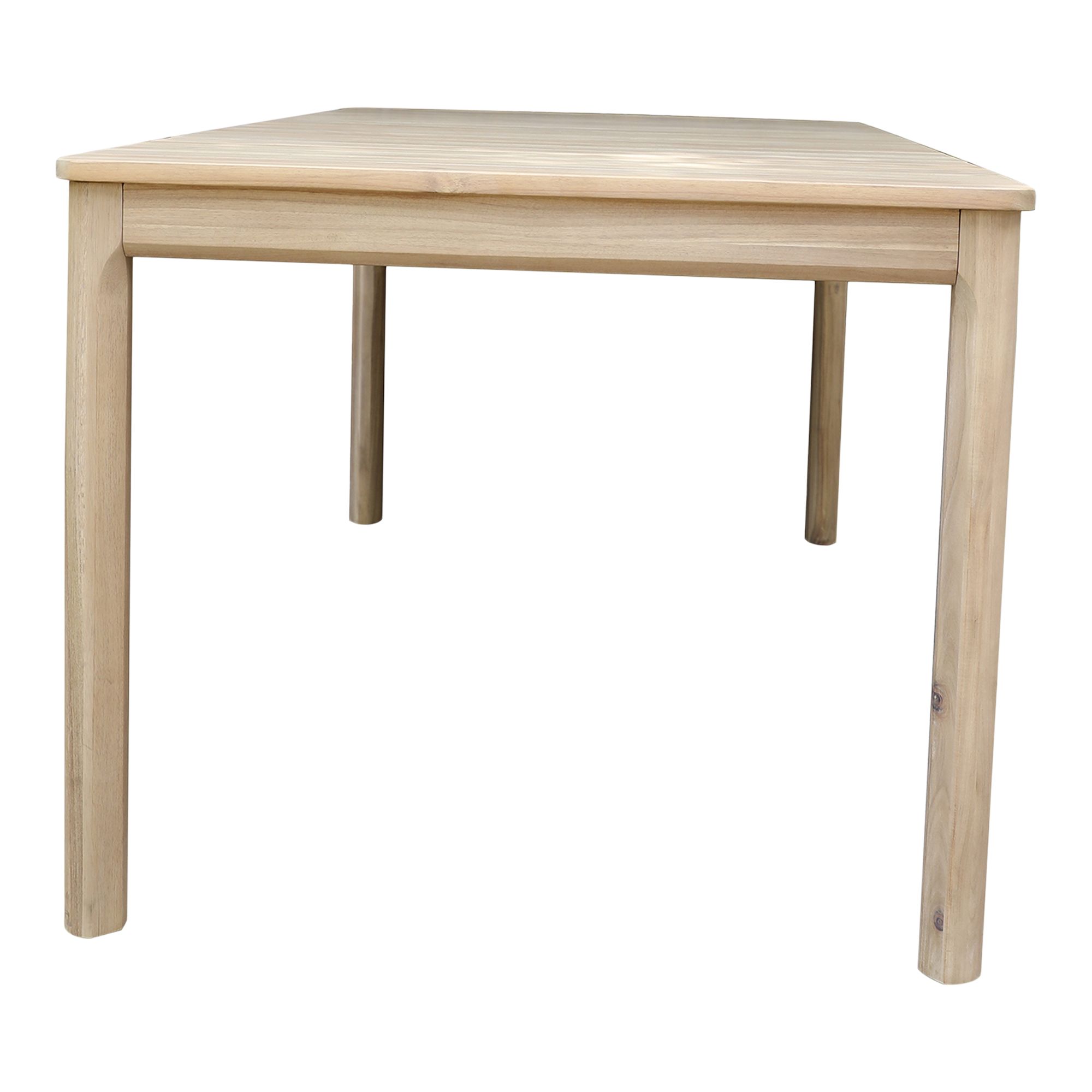 GoodHome Riveo Wooden 6 seater Rectangular Table
