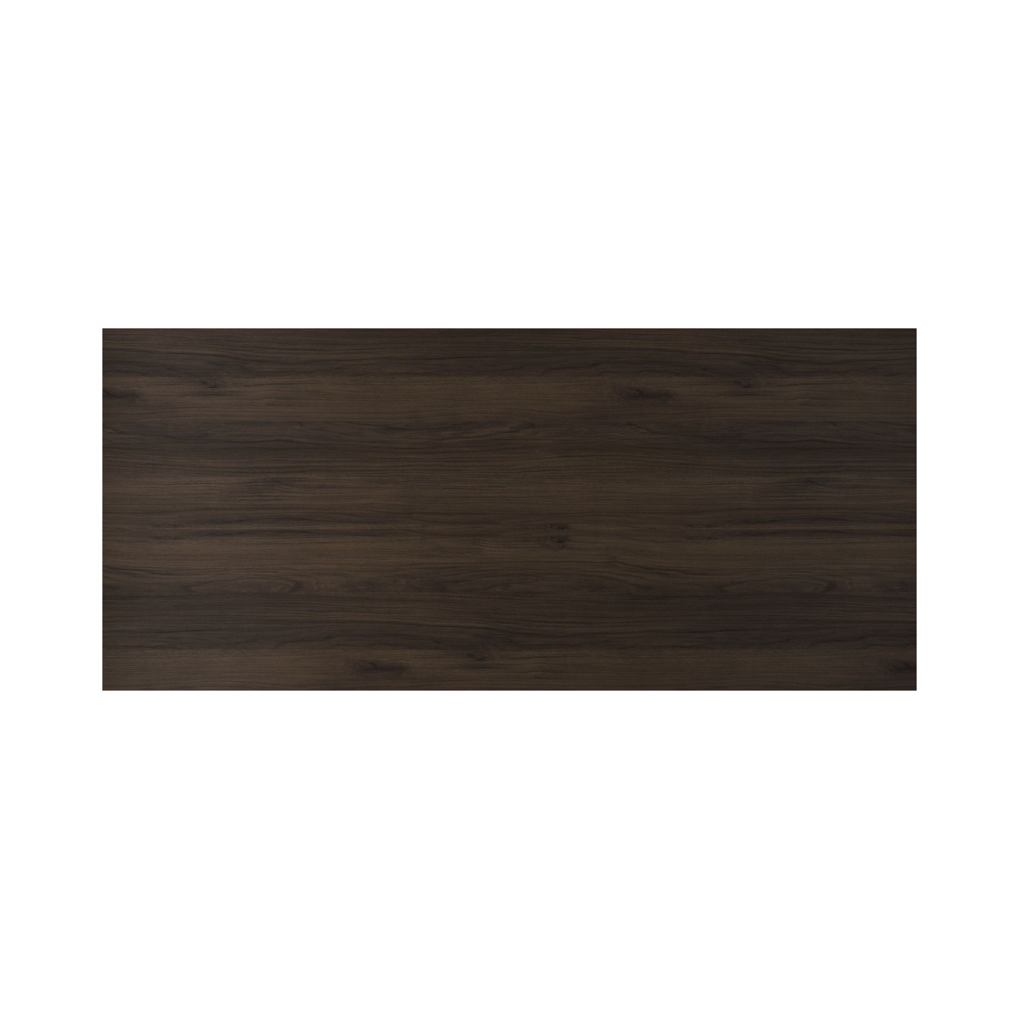 GoodHome Rivero Matt walnut effect Standard Breakfast bar back panel (H ...