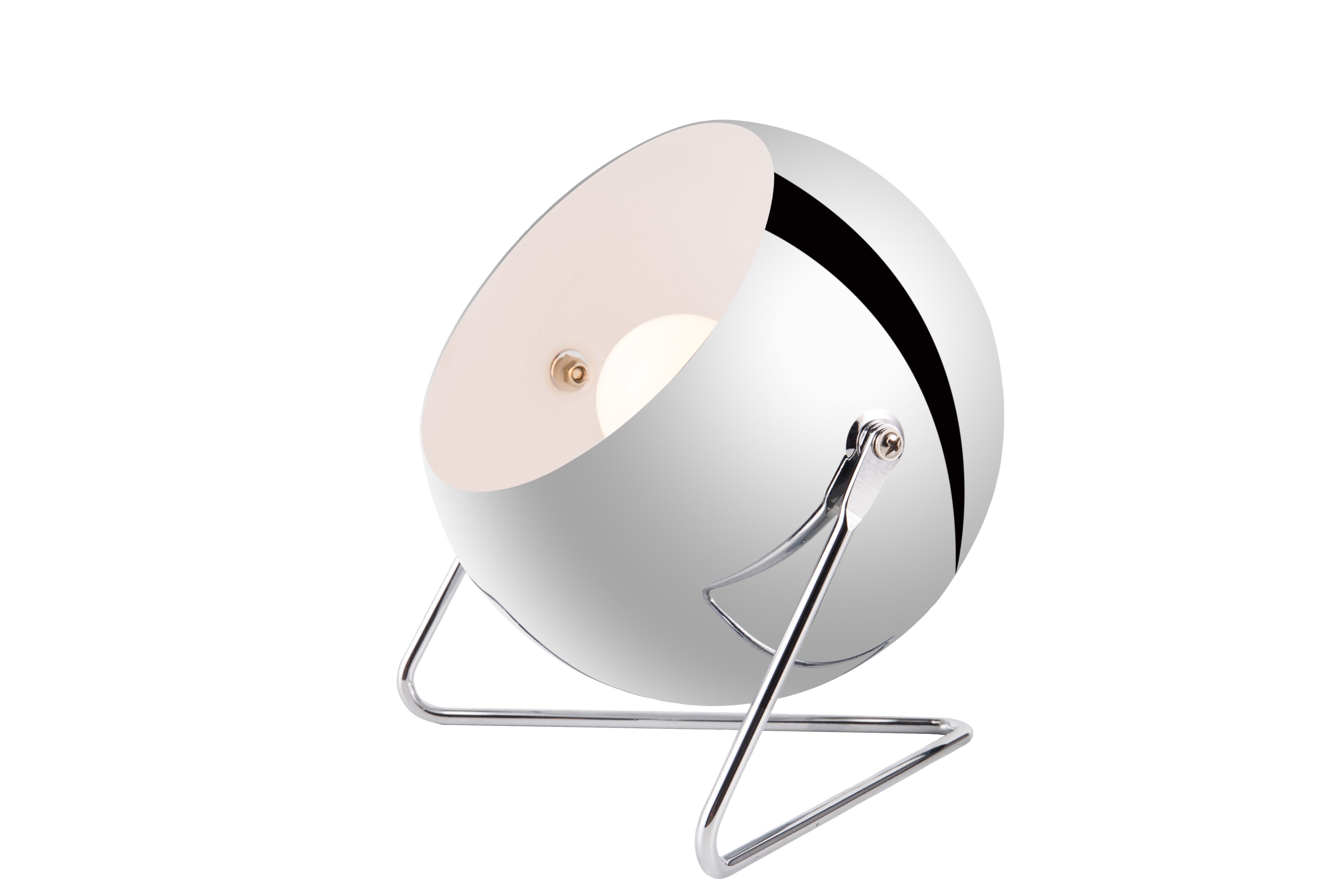 GoodHome Roccheta Modern Chrome effect Table light