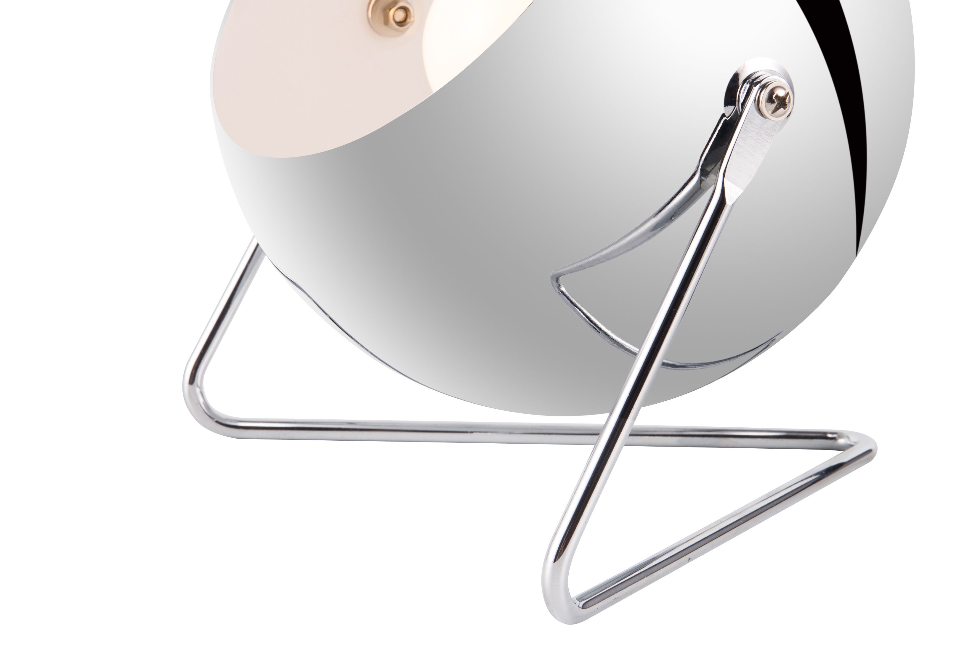 GoodHome Roccheta Modern Chrome effect Table light