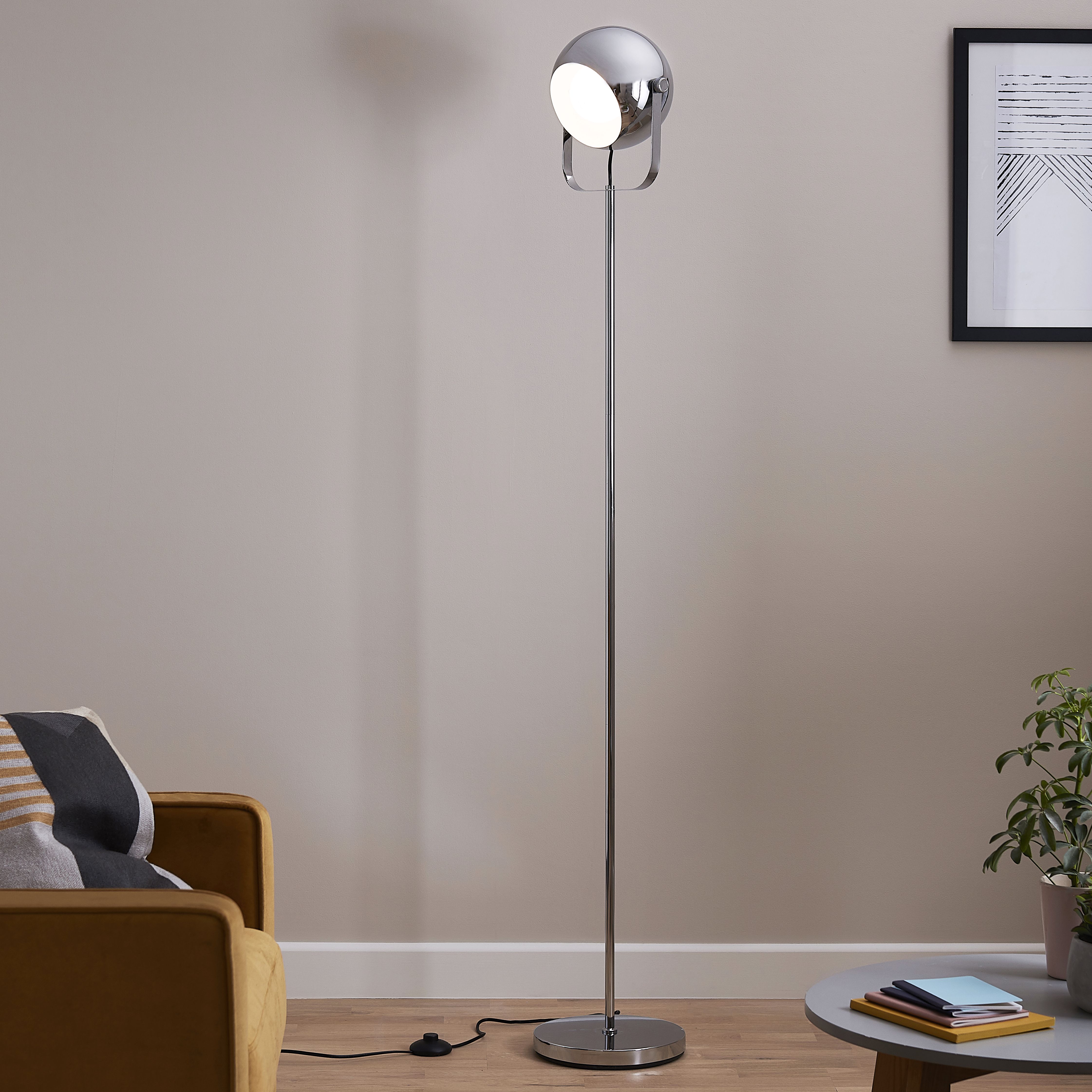 B and q lighting floor deals lamps