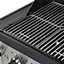 GoodHome Rockwell Black Charcoal & gas Hybrid barbecue