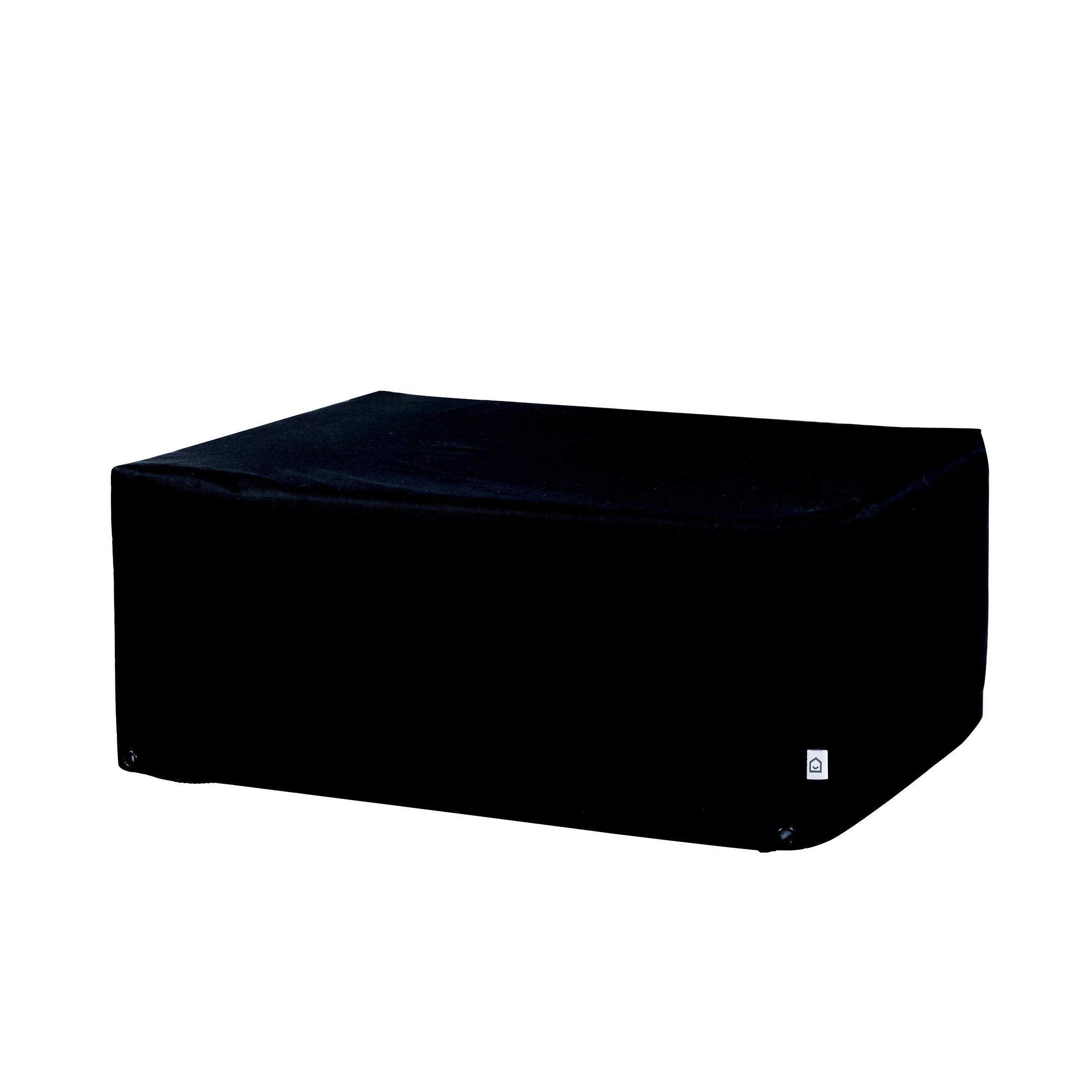 GoodHome Rockwell Black Rectangular Barbecue cover 25cm (H) 58cm(W) 100cm(Dia) 52cm (L)