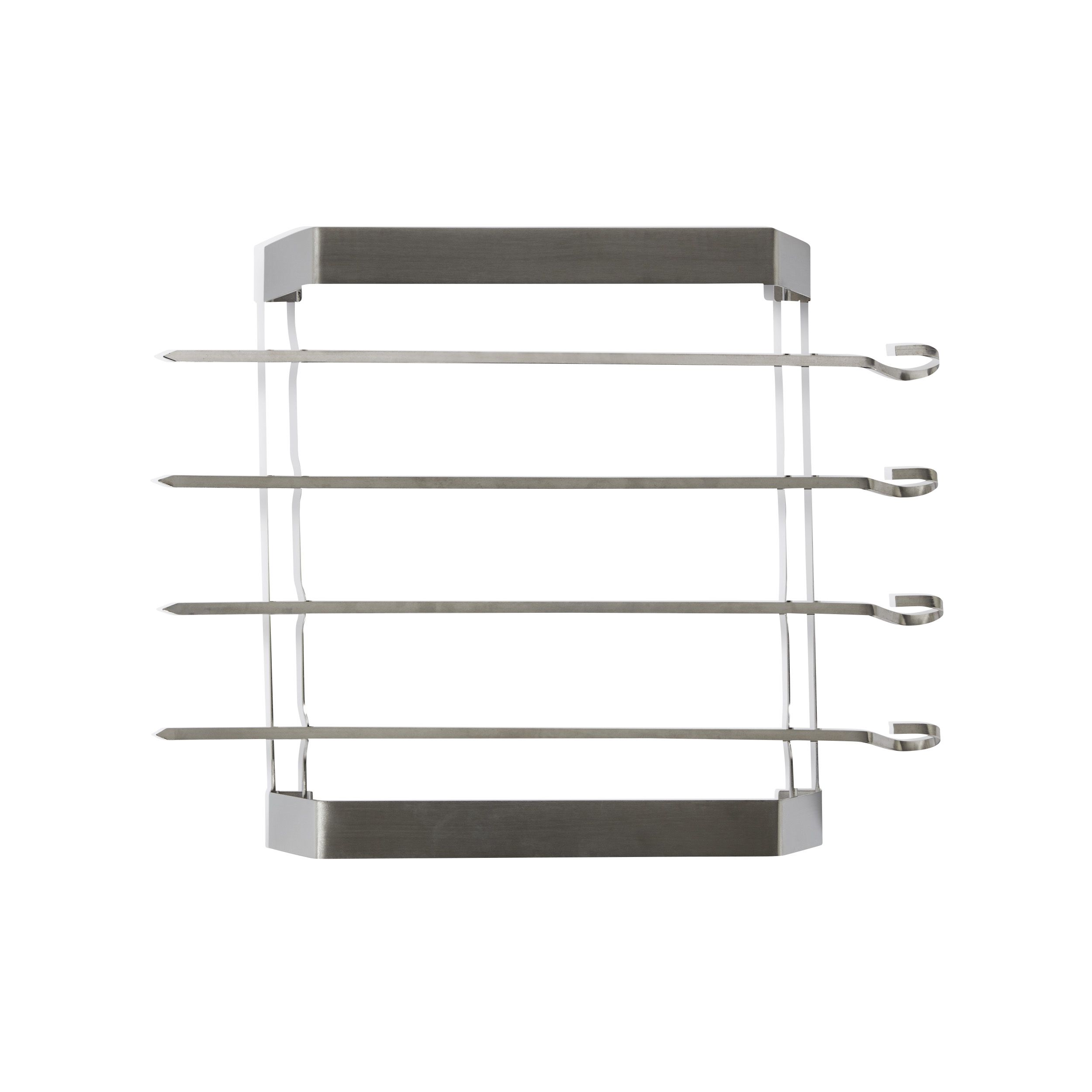 GoodHome Rockwell Silver Stainless steel Barbecue tool set