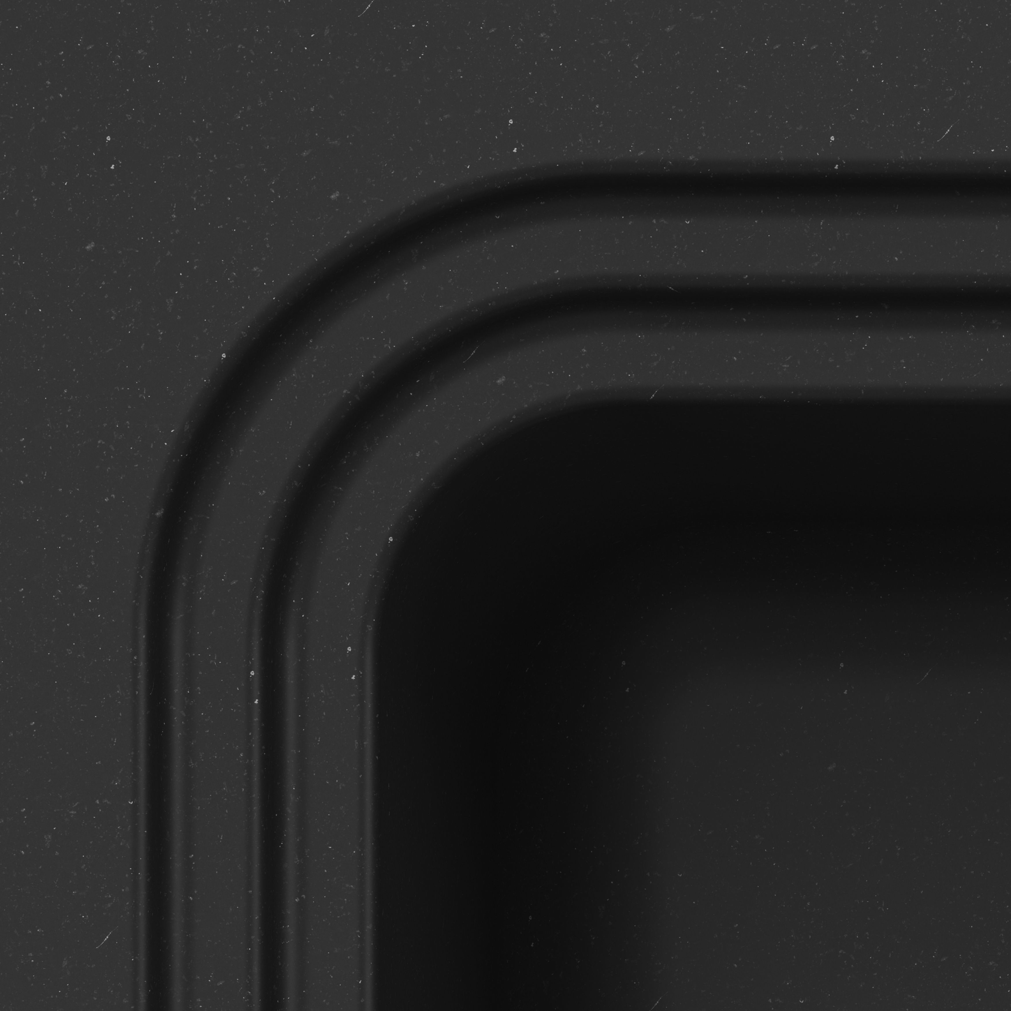 GoodHome Romesco Matt black Composite quartz 1.5 Bowl Sink & drainer 515mm x 1050mm