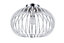 GoodHome Round Metal & plastic Chrome effect LED Ceiling light