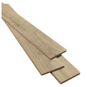 GoodHome Rowley Natural Wood effect Laminate Flooring, 1.99m²