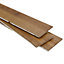 GoodHome Rustic Brown Oak Engineered Real wood top layer flooring, 1.35m² Pack of 1