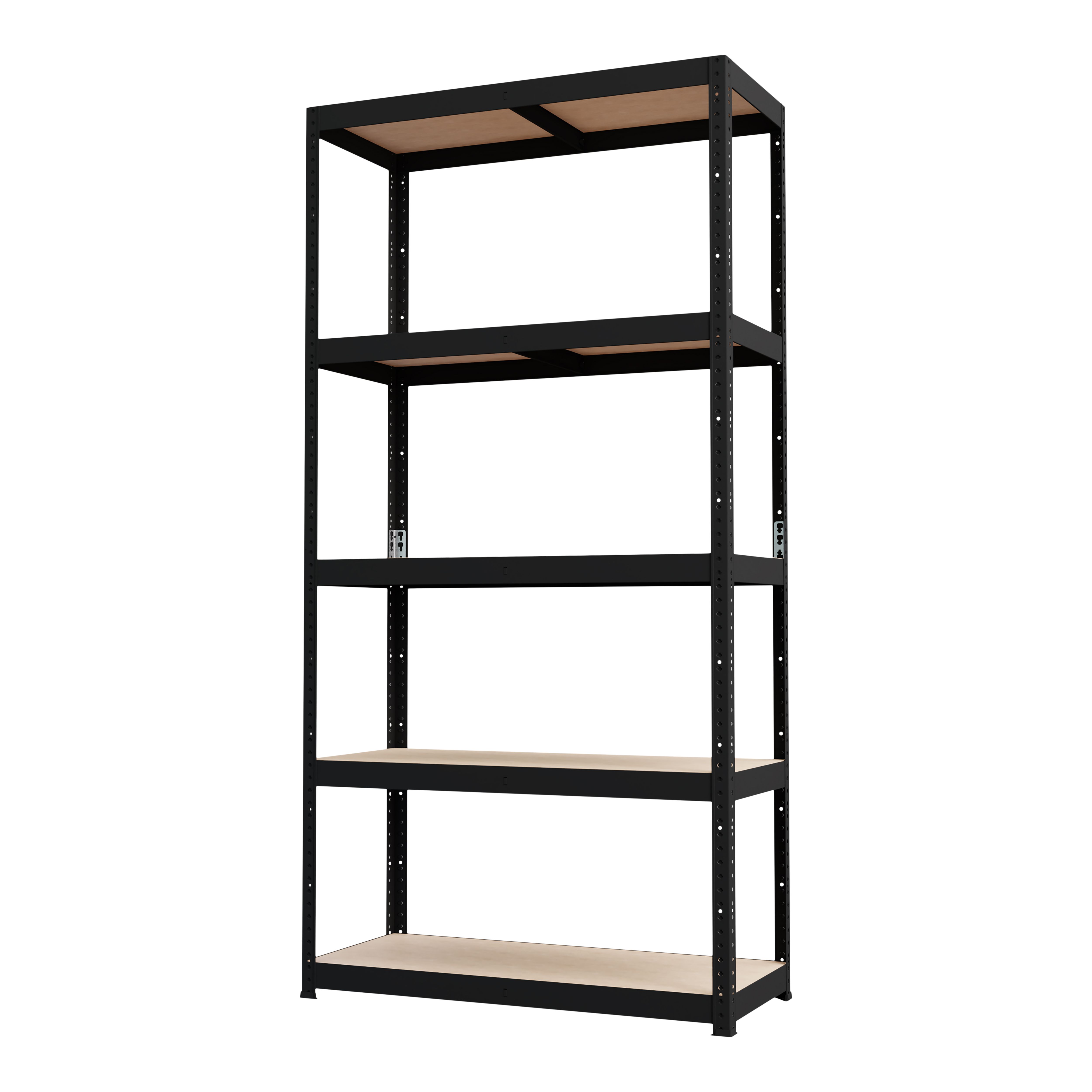GoodHome Ryle 5 shelf HDF & steel Shelving unit (H)1790mm (W)900mm (D)400mm