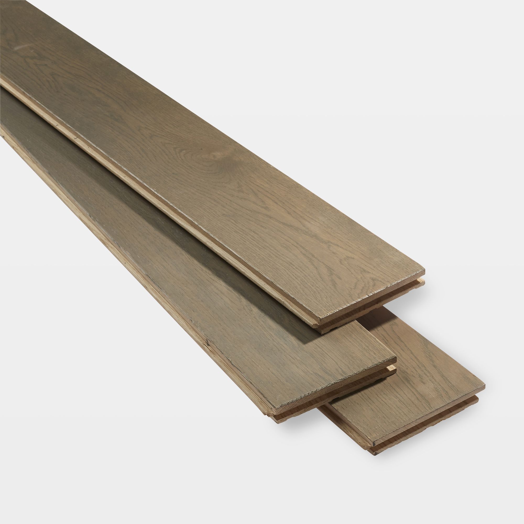 GoodHome Saffle Grey Natural wood effect Oak Flooring Flooring, 1.56m²