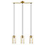 GoodHome Saiphi Gold effect 3 Lamp Pendant ceiling light, (Dia)690mm