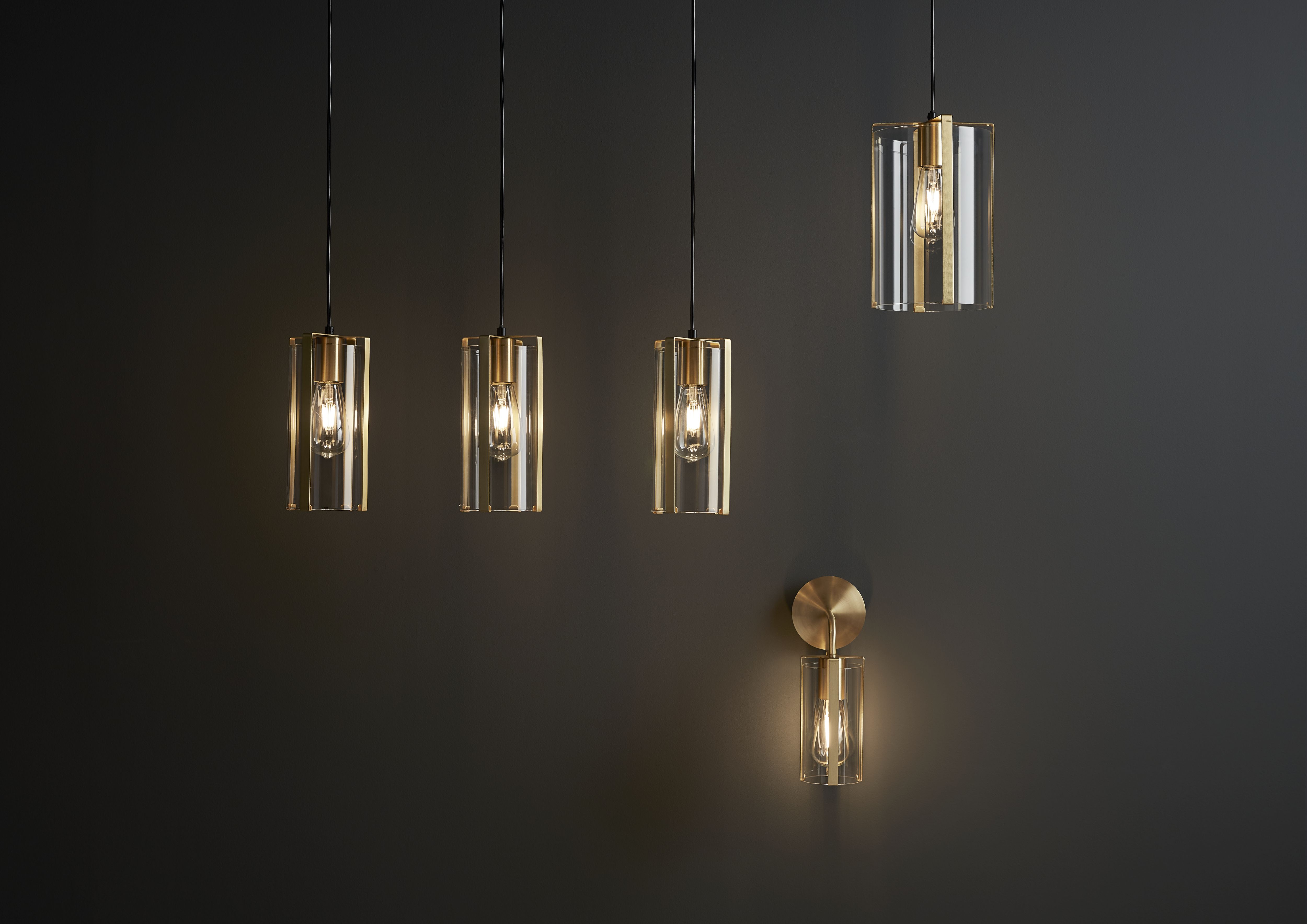B&q gold ceiling lights sales