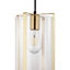 GoodHome Saiphi Gold effect Pendant ceiling light, (Dia)185mm