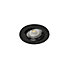GoodHome Salk Black Adjustable LED Warm white Downlight 4.8W IP20, Pack of 3