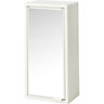 GoodHome Saranda White Wall-mounted Mirrored Cabinet (W)300mm (H)600mm
