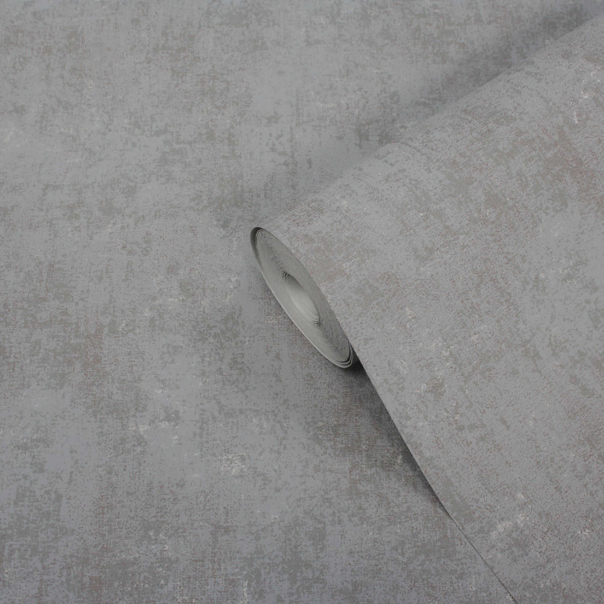 GoodHome Sarry Grey Concrete effect Textured Wallpaper