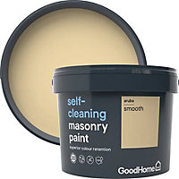 GoodHome Self-cleaning Aruba Smooth Matt Masonry paint, 10L