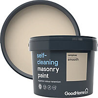 GoodHome Self-cleaning Campinas Smooth Matt Masonry paint, 10L