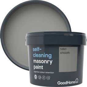 GoodHome Self-cleaning Hudson Smooth Matt Masonry paint, 10L