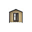 GoodHome Semora 10x14 ft with Double door Pitch Garden room 3m x 4.4m (Base included) - Assembly service included