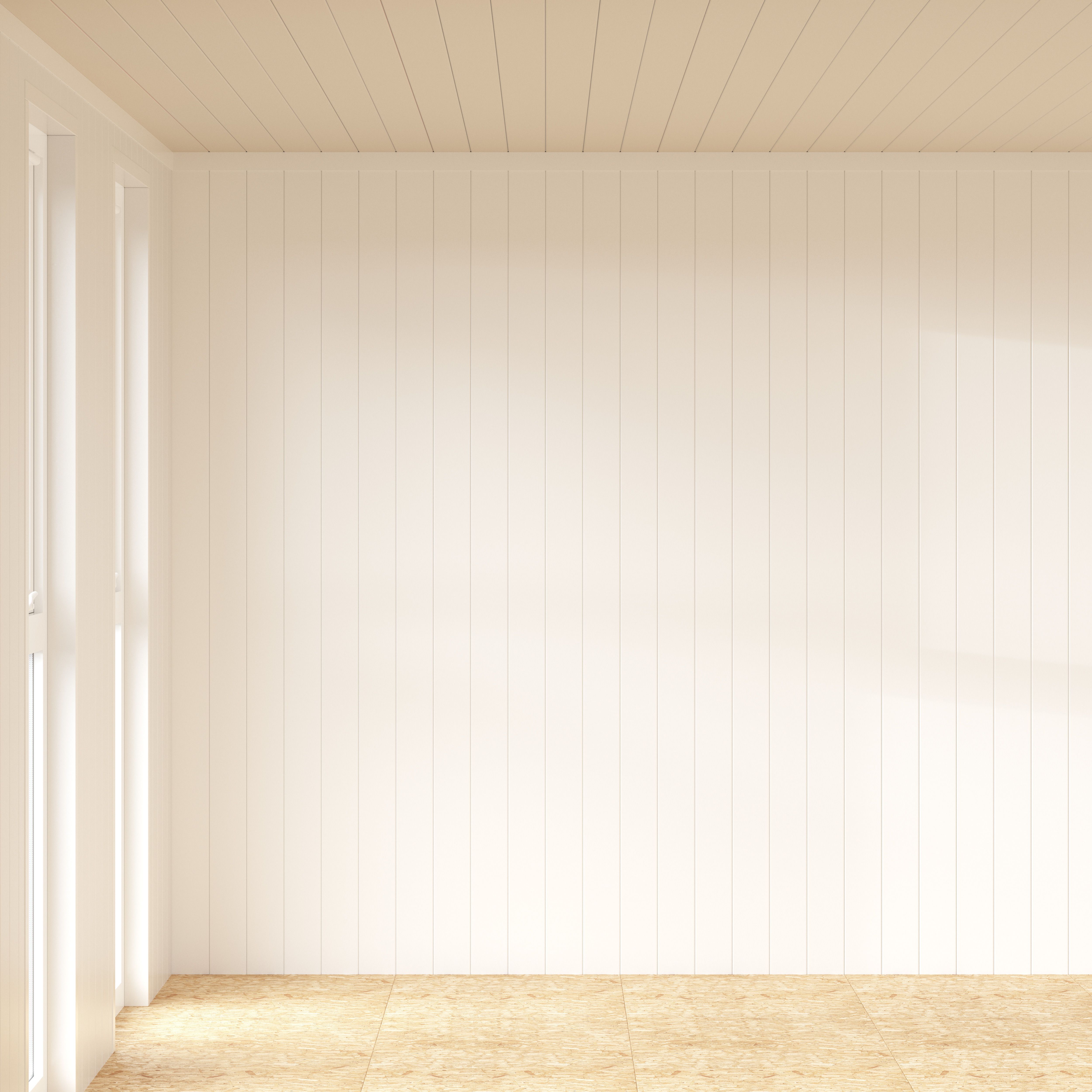 GoodHome Semora 12x8 ft with Double door Pent Garden room 2.4m x 3.8m ...