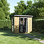 GoodHome Semora 8x9 ft with Double door Pent Garden room 2.4m x 2.6m (Base included) - Assembly service included