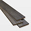 GoodHome Shildon Dark grey Dark wood effect Laminate Flooring, 1.76m²