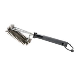 GoodHome Silver effect Stainless steel Grill cleaning brush