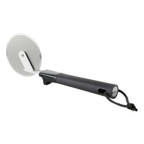 GoodHome Silver Stainless steel Pizza cutter