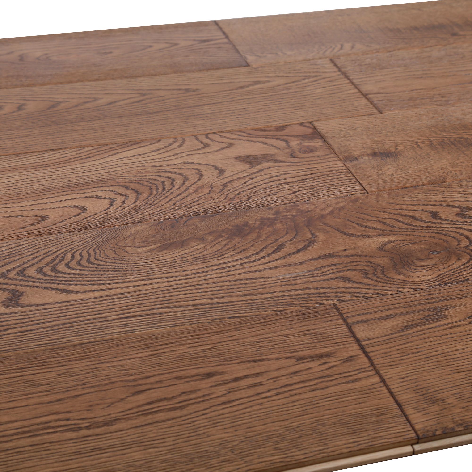 GoodHome Skanor Dark Natural Oak Solid wood flooring Sample | DIY at B&Q